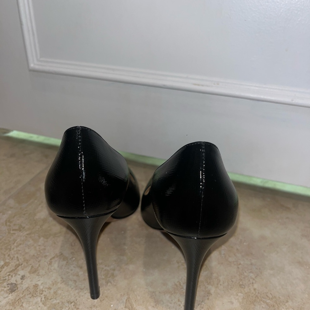 Prada Glossy Black Women's Heels - Picture 6 of 8